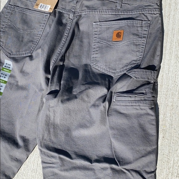 NWT Carhartt 40x 30 Carpenter Pants Gray - Picture 8 of 10